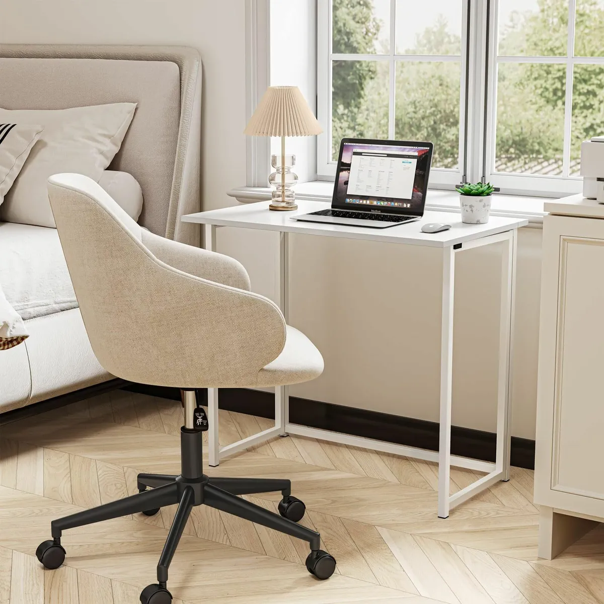 Compact Folding Desk No Assembly Required - Image 2