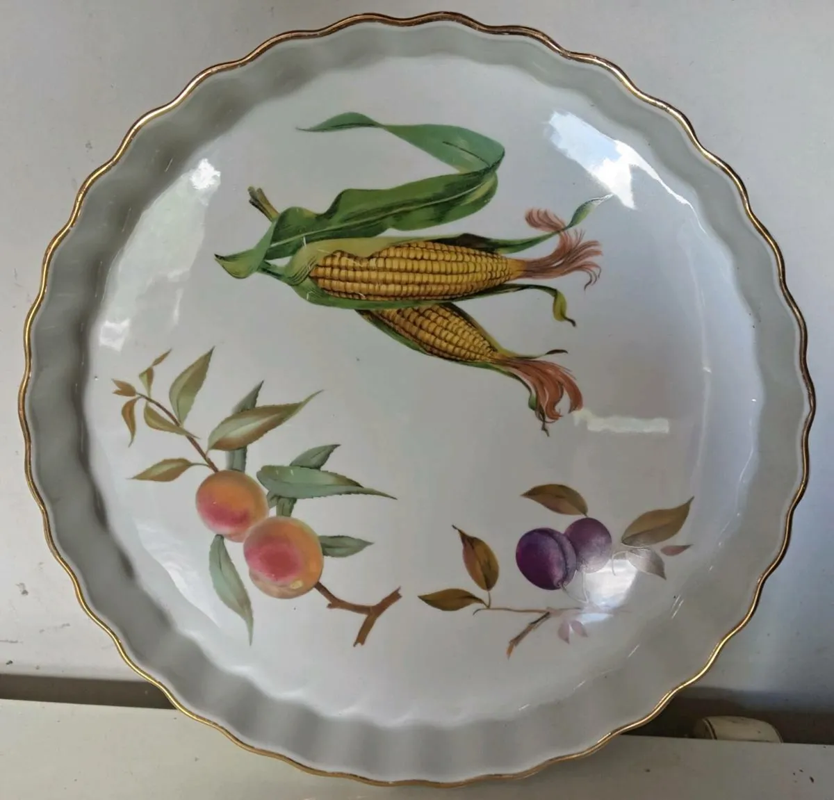 Large Royal Worcester Quiche Dish - Image 1