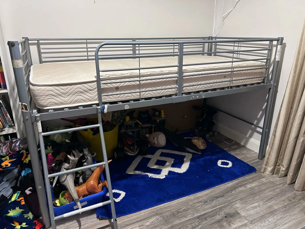 Loft bed frame with no mattress - Image 1