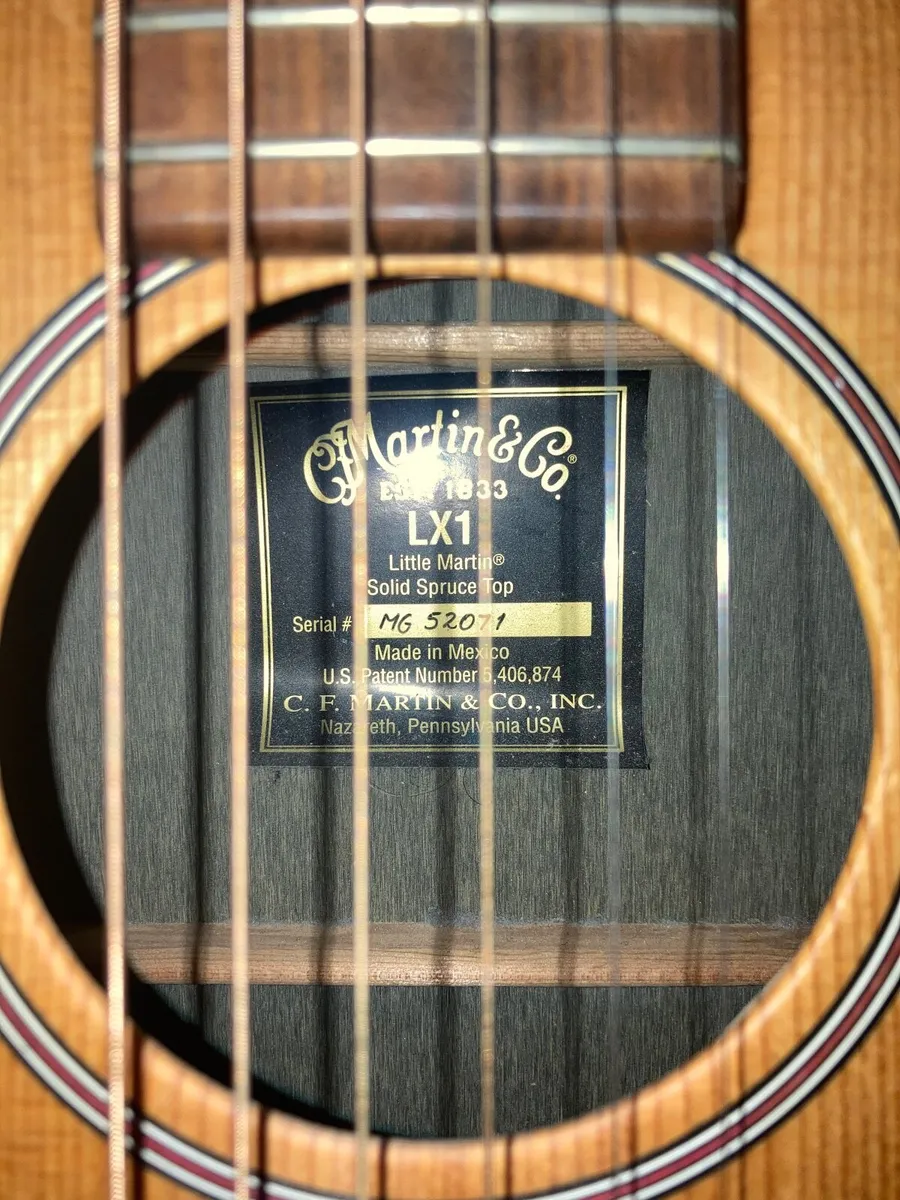 Martin LX1 Guitar - Image 2