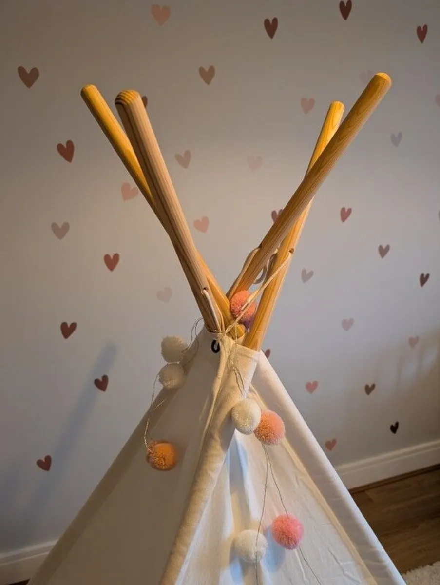 Tiny Land Canvas Tipi Tent in Perfect Condition - Image 3