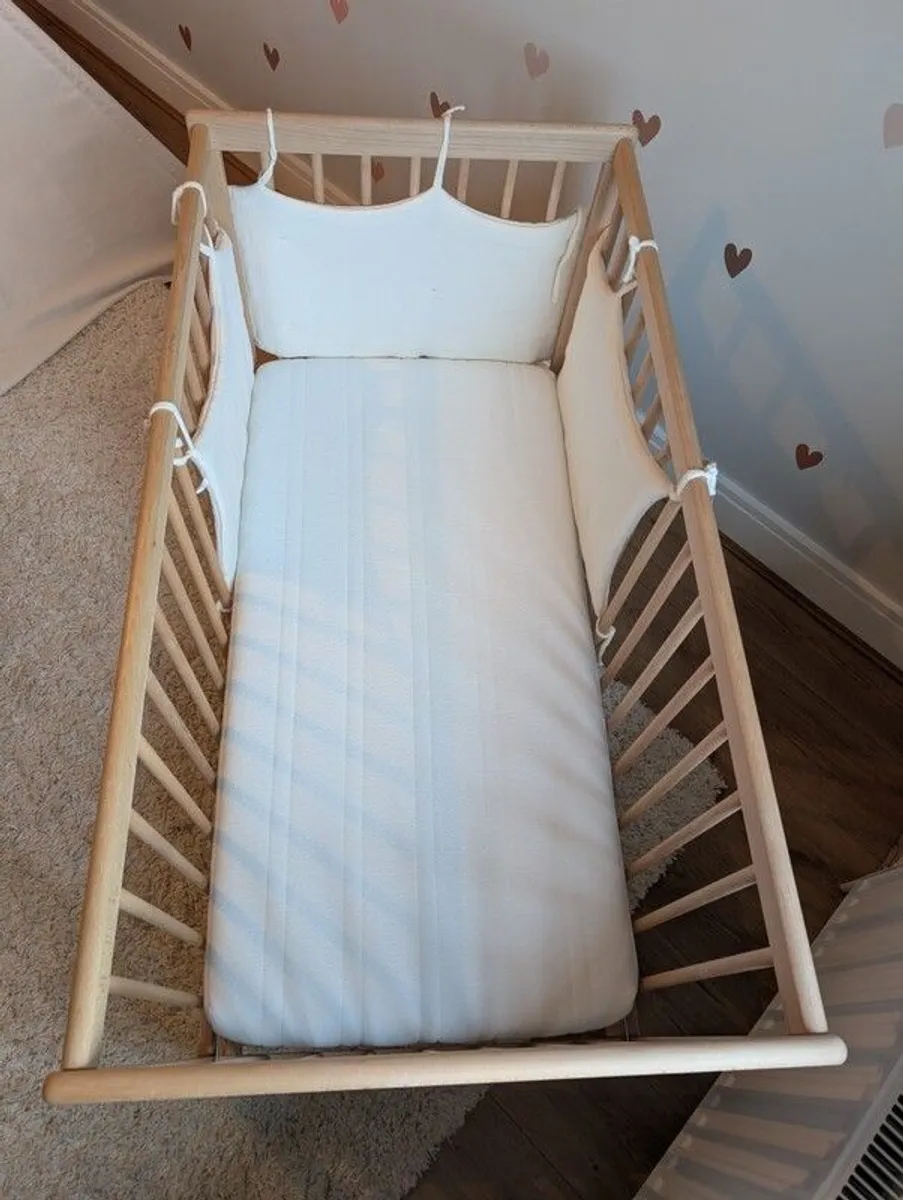 Zara Home Solid Wood Cot (Discontinued Model) - Excellent Condition - Image 2