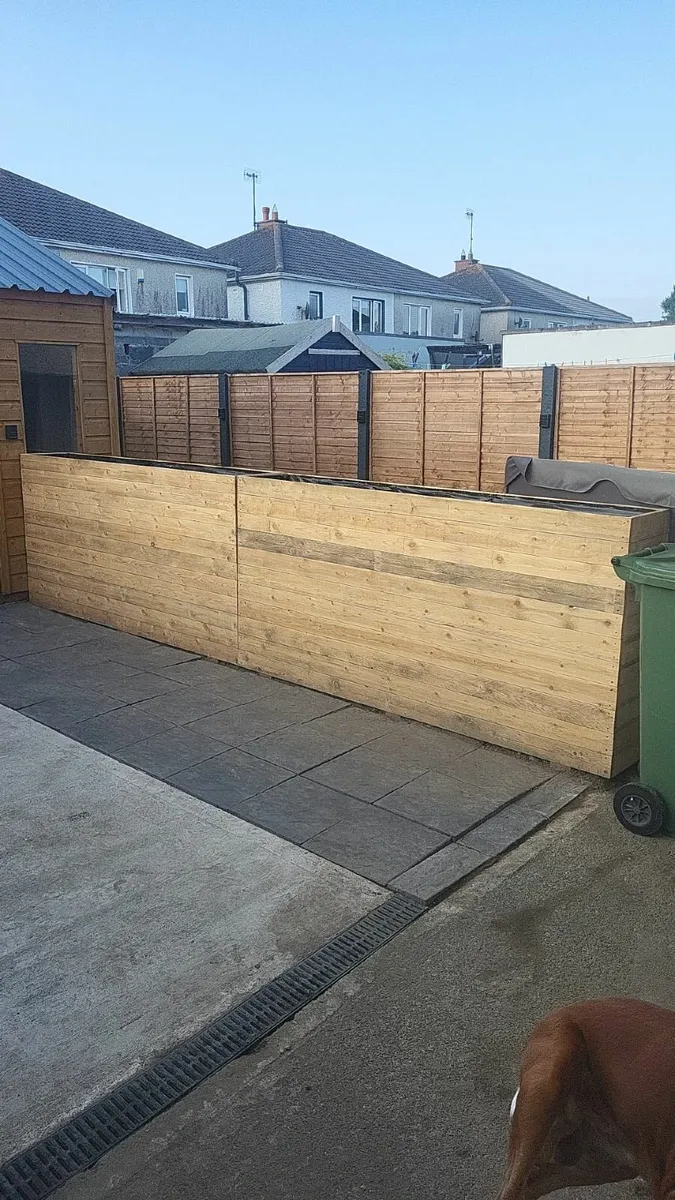 Custom Large Wooden Planters - Image 4