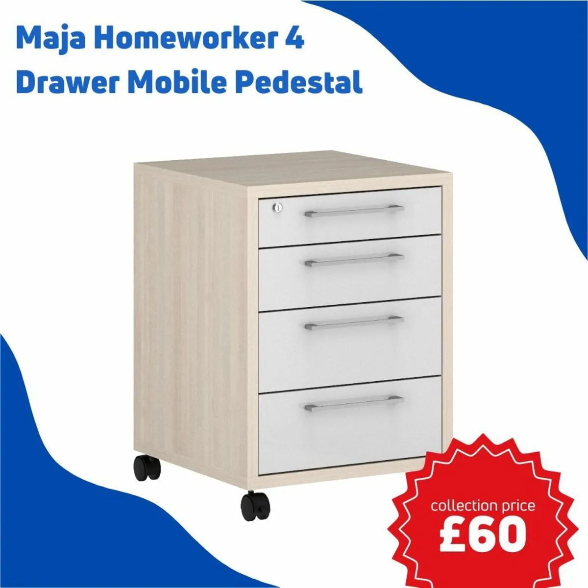 Desks, Pedestals and Bookcases from £60 flat pack - Image 3