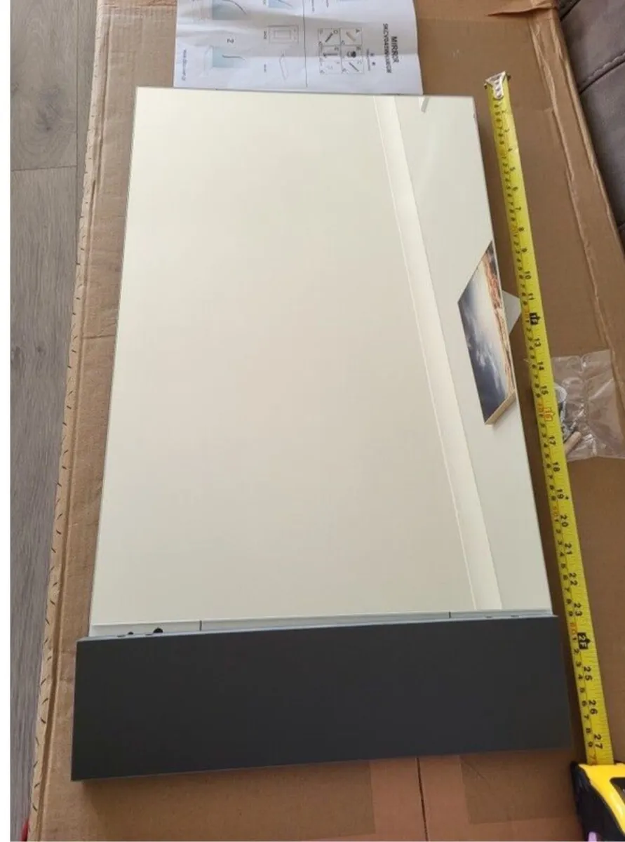 Bathroom mirror with shelf - Image 3