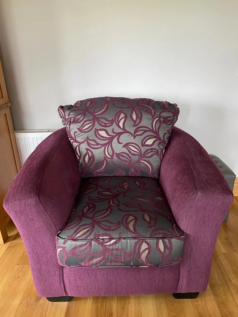 Sofa Suite sitting room 3 piece couch 3+1+1 - Image 2