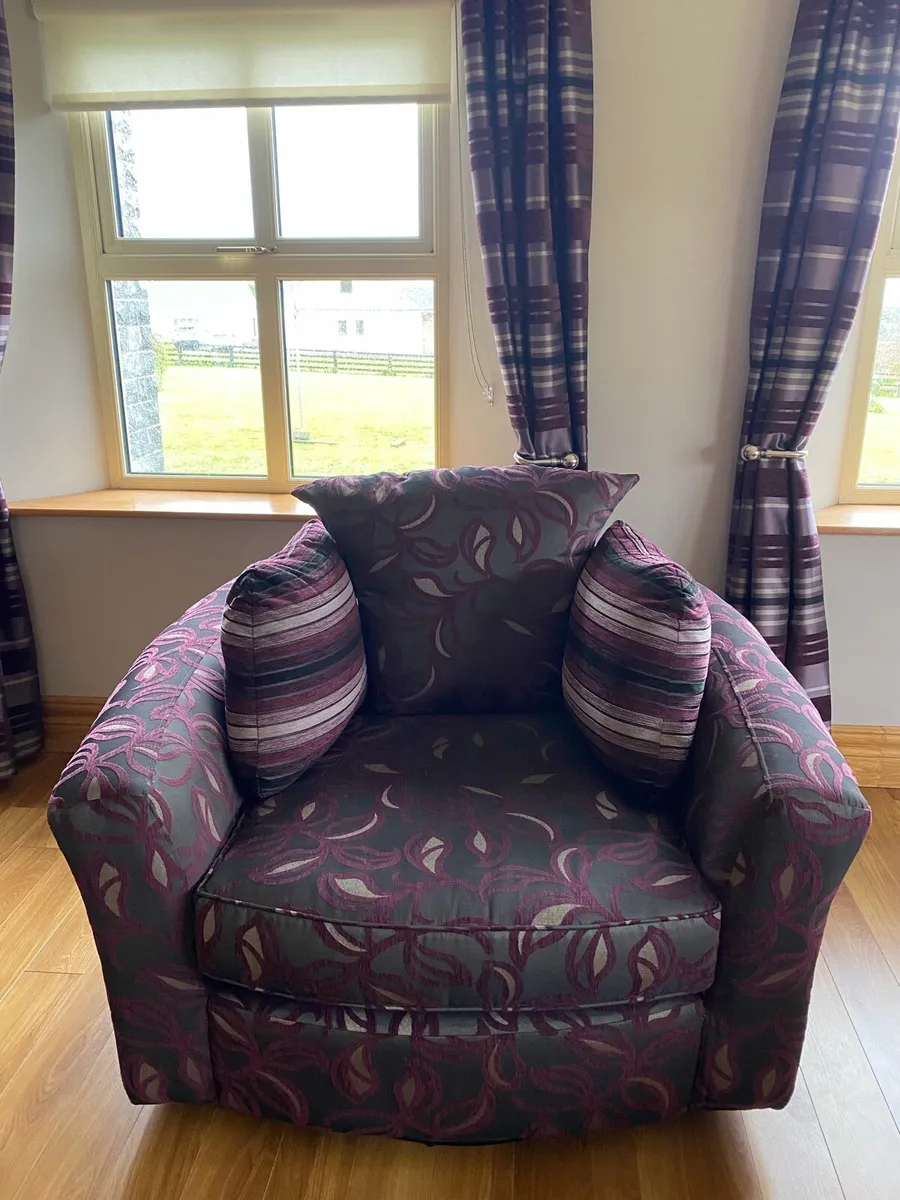 Sofa Suite sitting room 3 piece couch 3+1+1 - Image 3