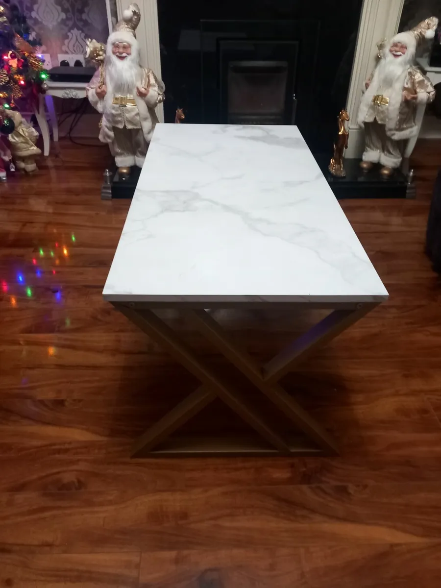 Coffee table marble top - Image 1