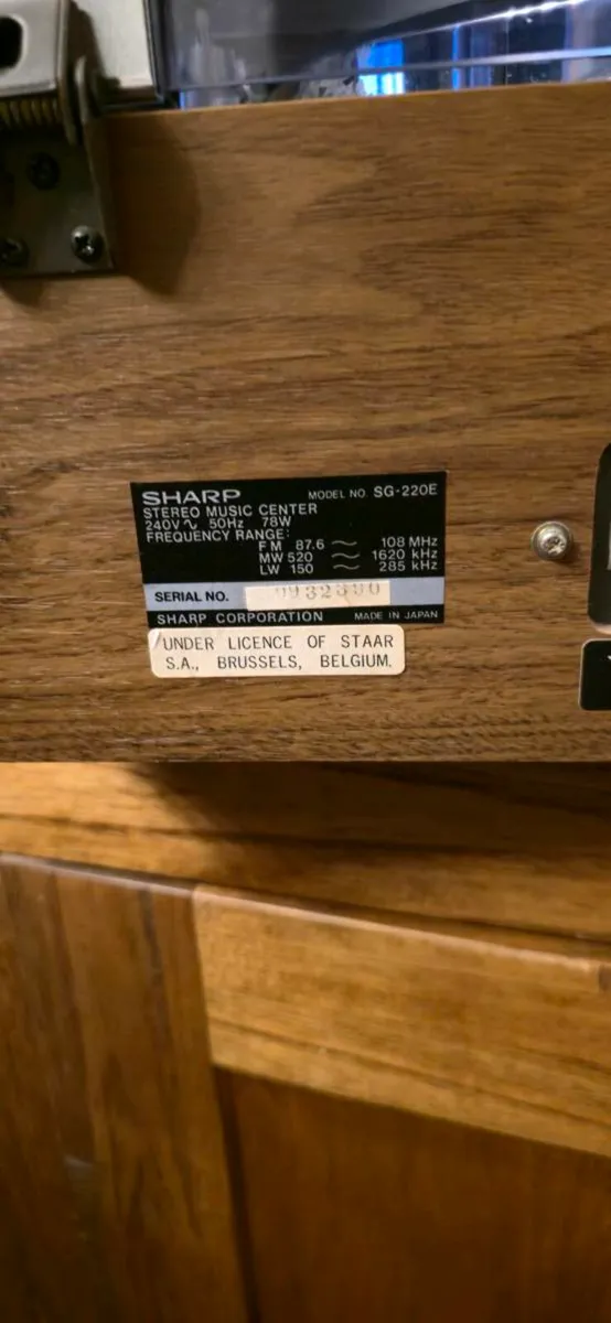 Vintage miusic centre - Image 3