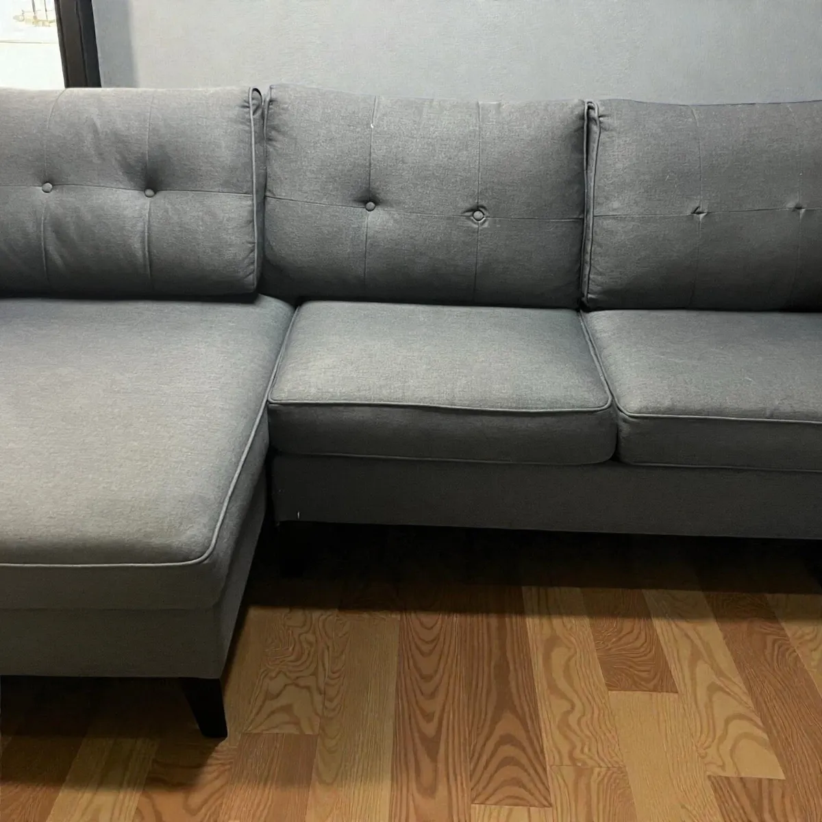 Grey corner sofa set - Image 2