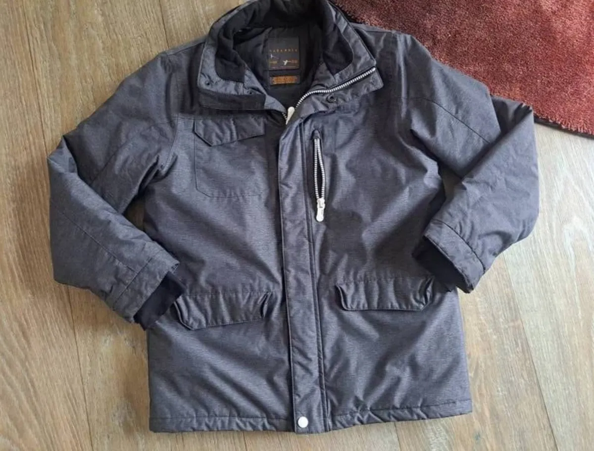 Zara boys waterproof rain warm jacket 10-11 - Image 1