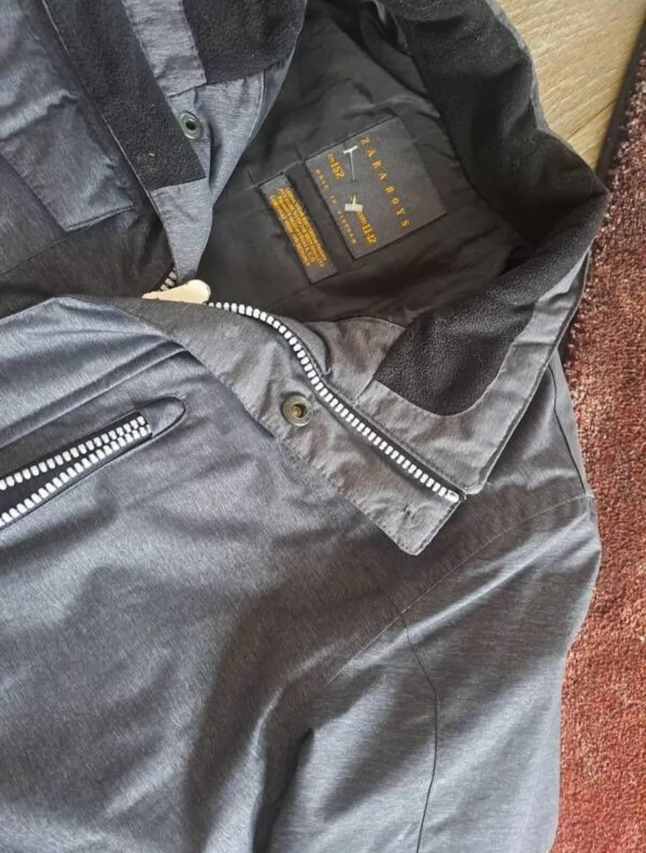 Zara boys waterproof rain warm jacket 10-11 - Image 2