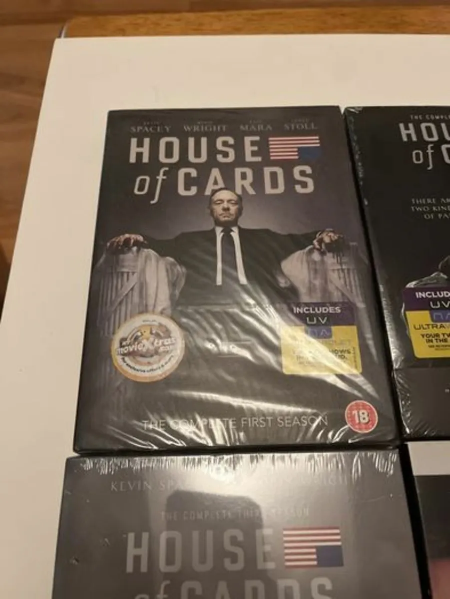 House of Cards. Season 1-4 DVD Sets. New - Image 3