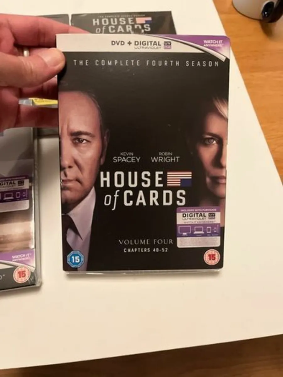House of Cards. Season 1-4 DVD Sets. New - Image 4