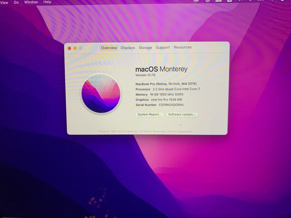 15” MacBook Pro - i7, 16 GB RAM 512 GB SSD - Image 2