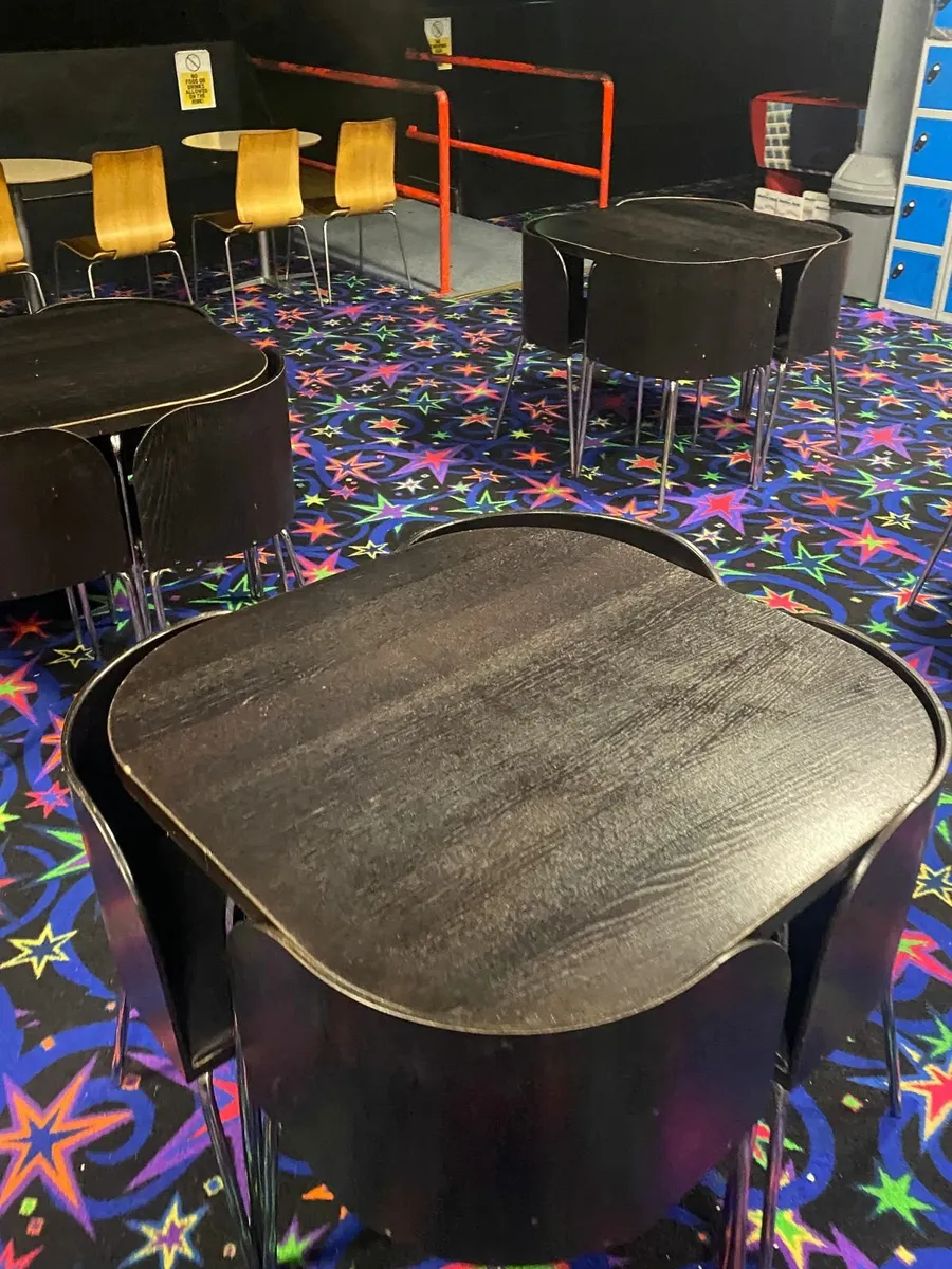 Cafe Table and Chairs - Image 3