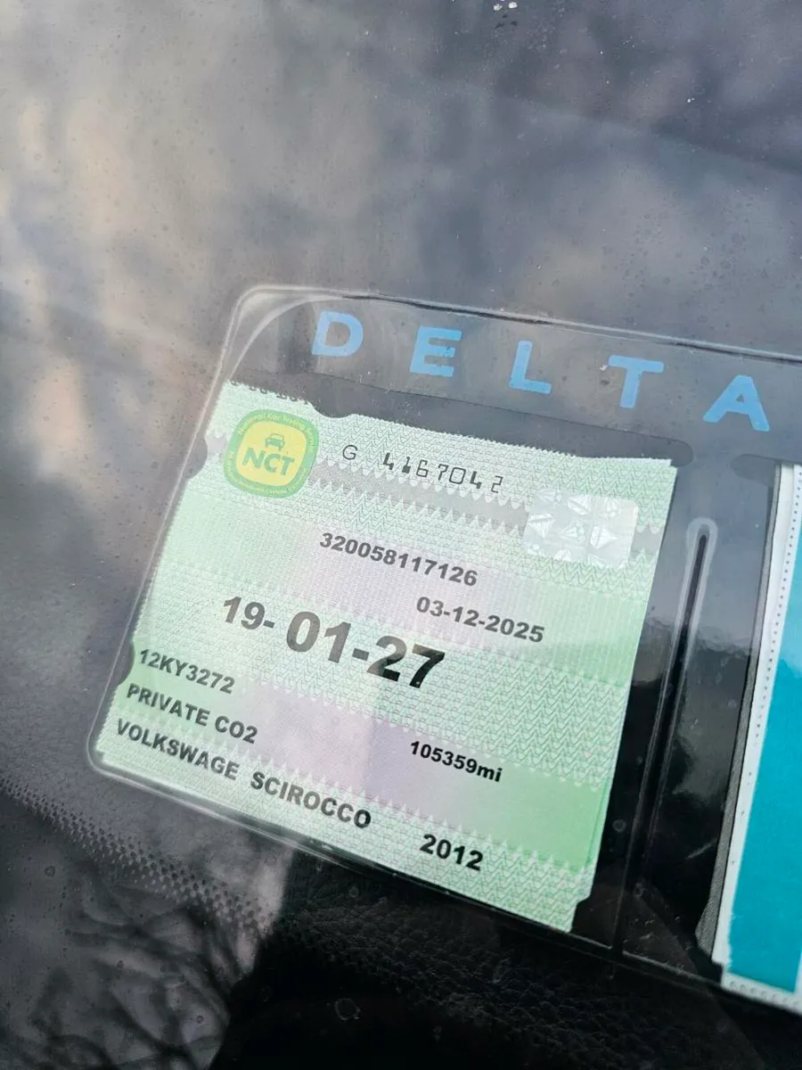 2012 Vw Scirocco1.4 Tsi Dsg Automatic Nct 01/2027 - Image 3