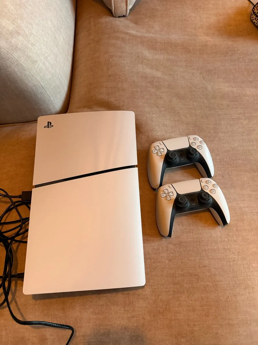 PlayStation 5 plus two controllers