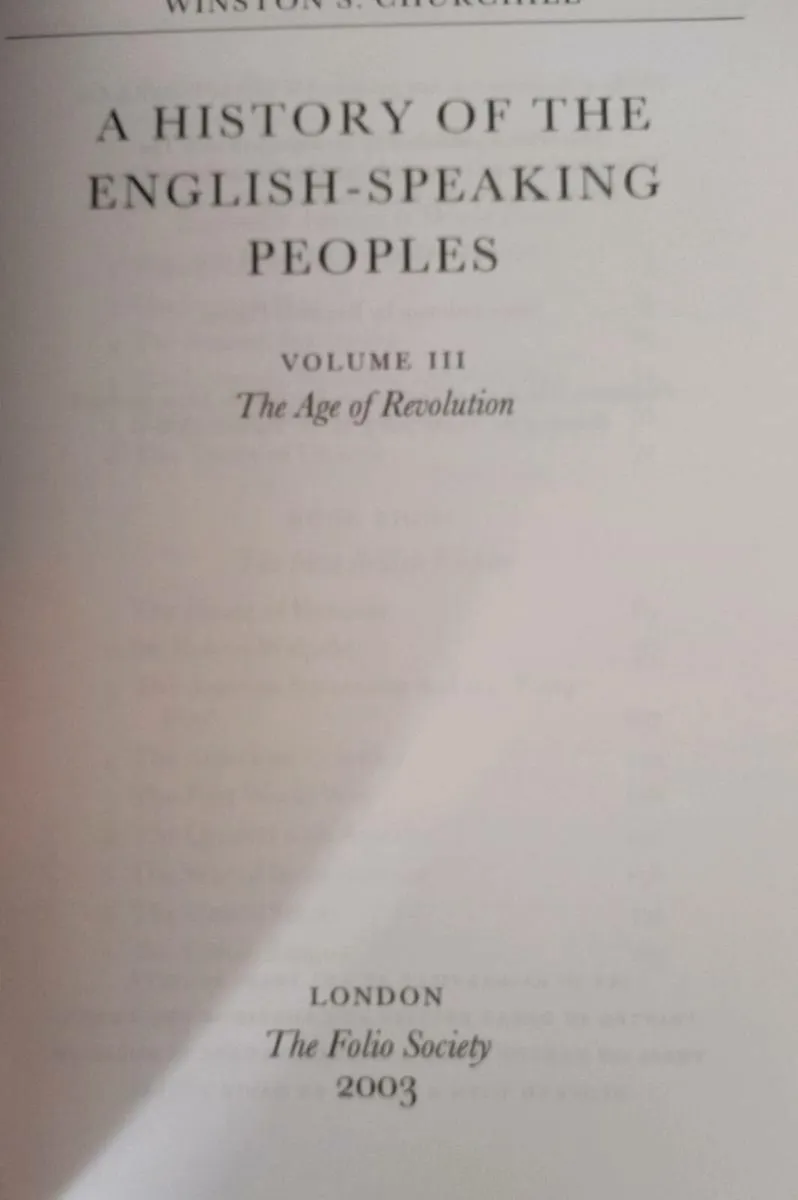 Folio Society Winston Churchill Bookset - Image 4