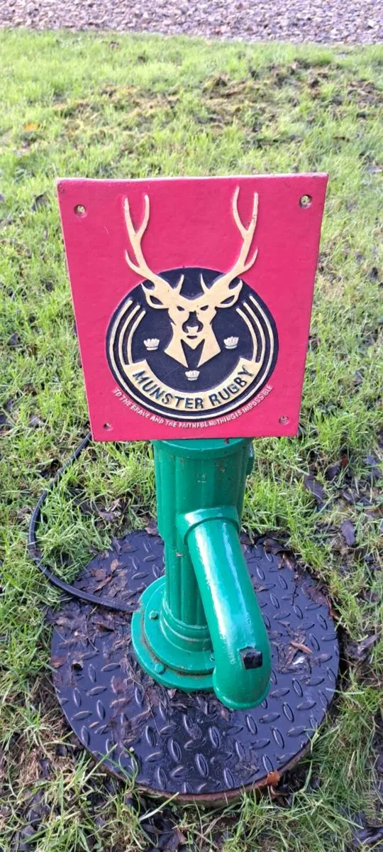 Munster rugby cast iron sign