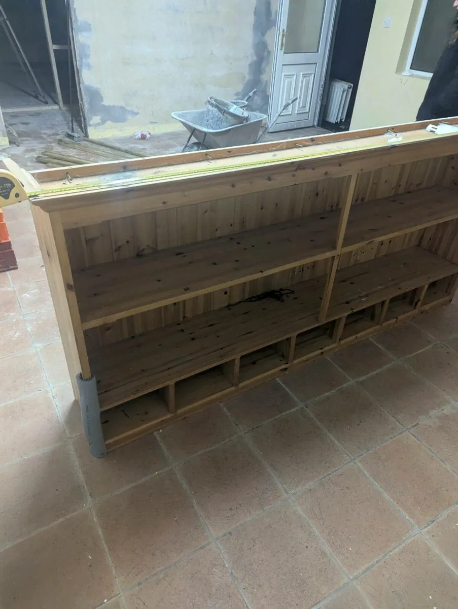 Pine shelf unit - Image 4