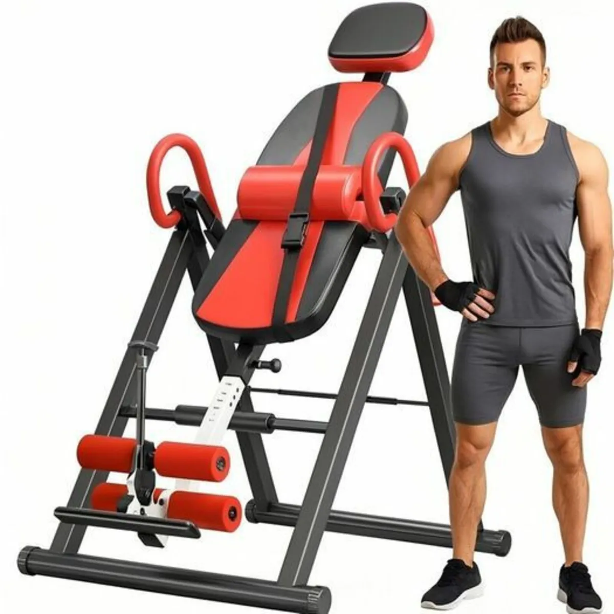 Heavy Duty Inversion Table – True Balance, Foldabl - Image 2