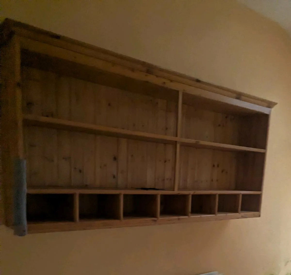 Pine shelf unit - Image 1