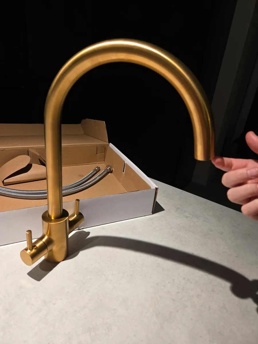 Brass kitchen tap - Image 1