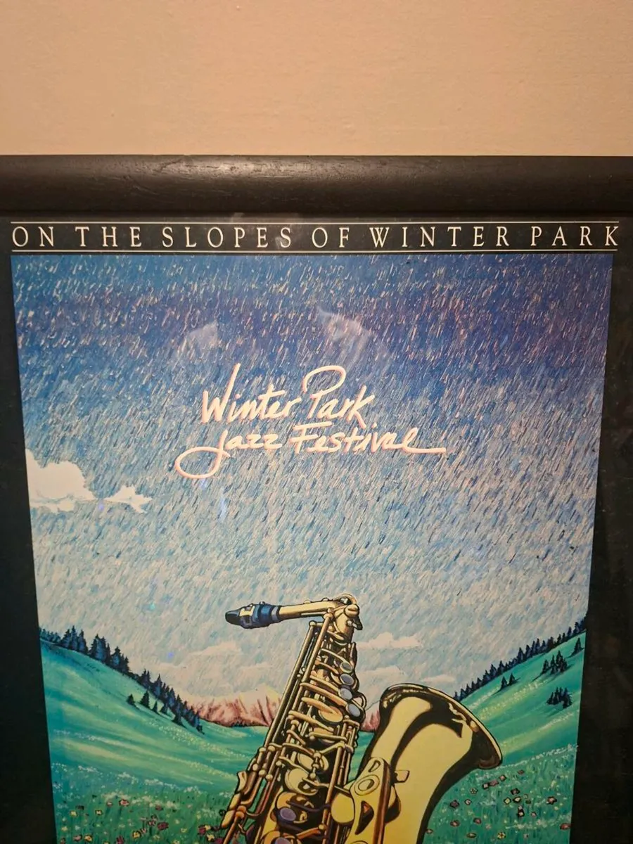 1991 Winter Park Jazz Festival poster - signed - Image 3