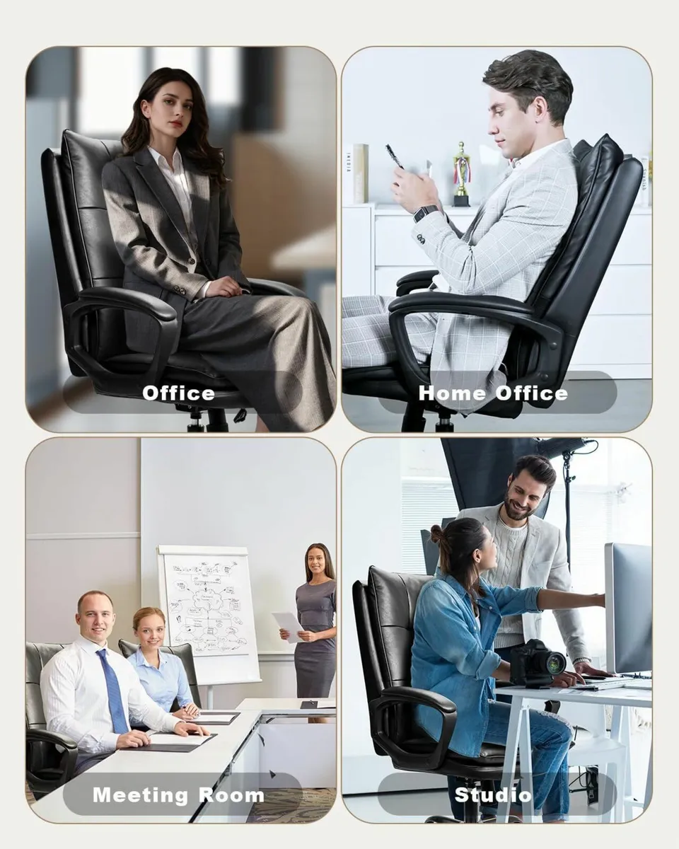 Ergonomic Office Chair with Double-Layer Thick - Image 3