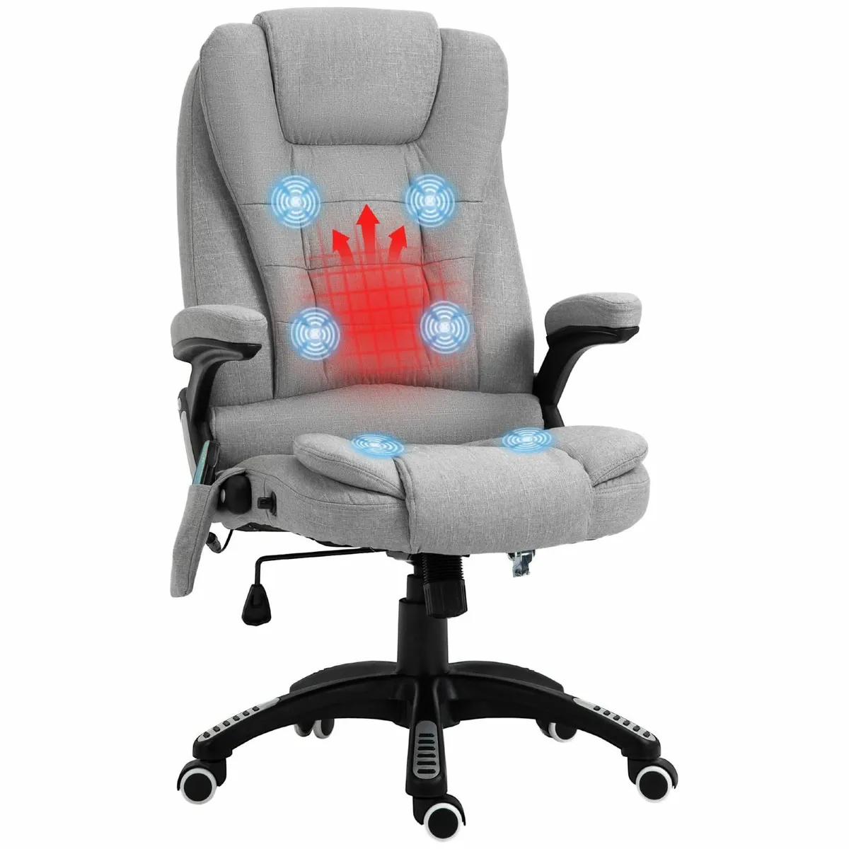 Office Chair Ergonomic Desk with 6-Point Massage - Image 1