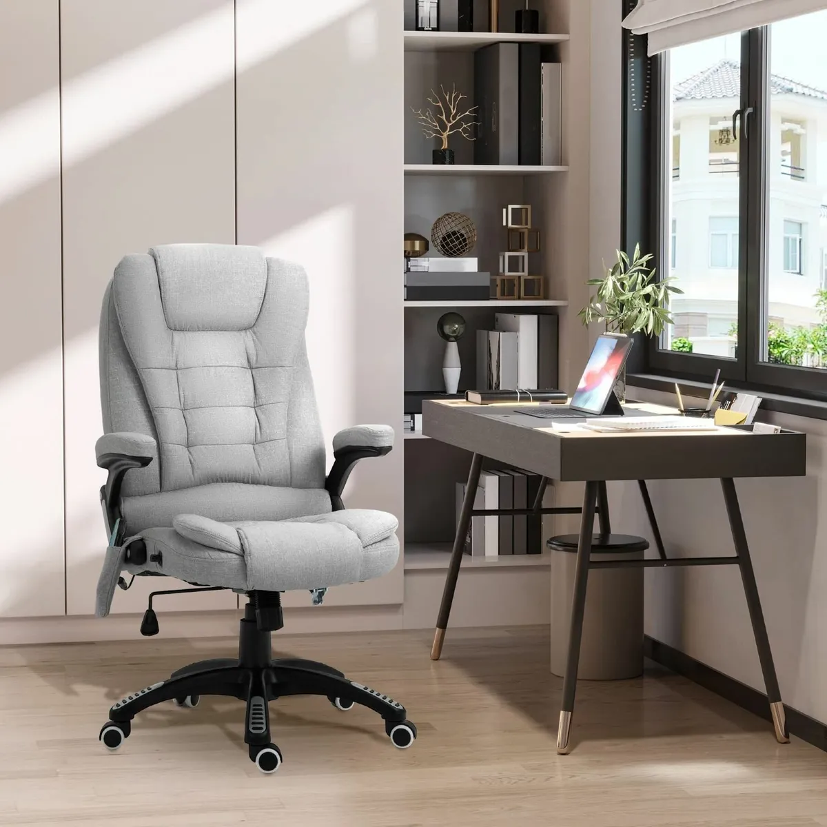 Office Chair Ergonomic Desk with 6-Point Massage - Image 2