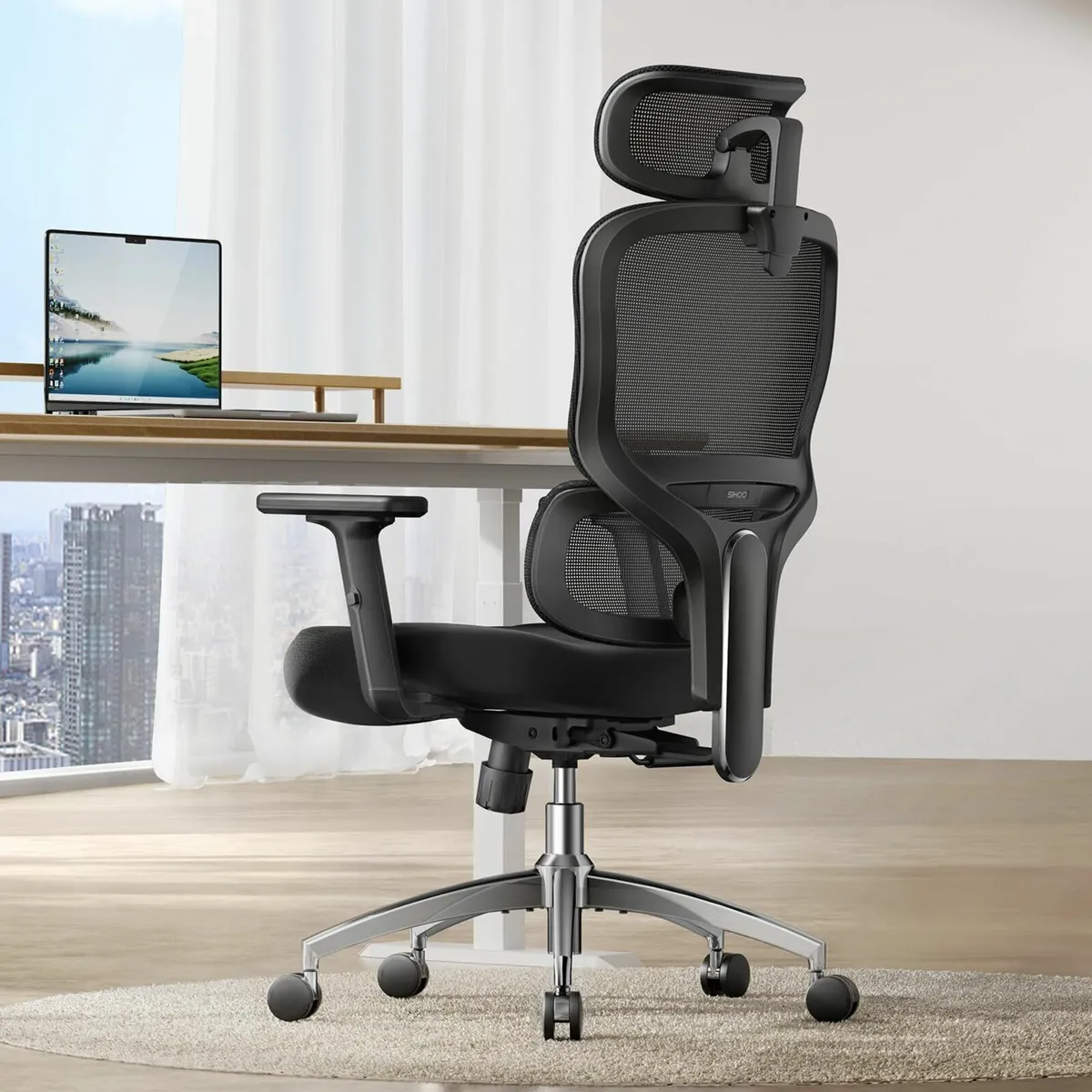 Ergonomic Office Chair - Adjustable Desk with 3D - Image 2