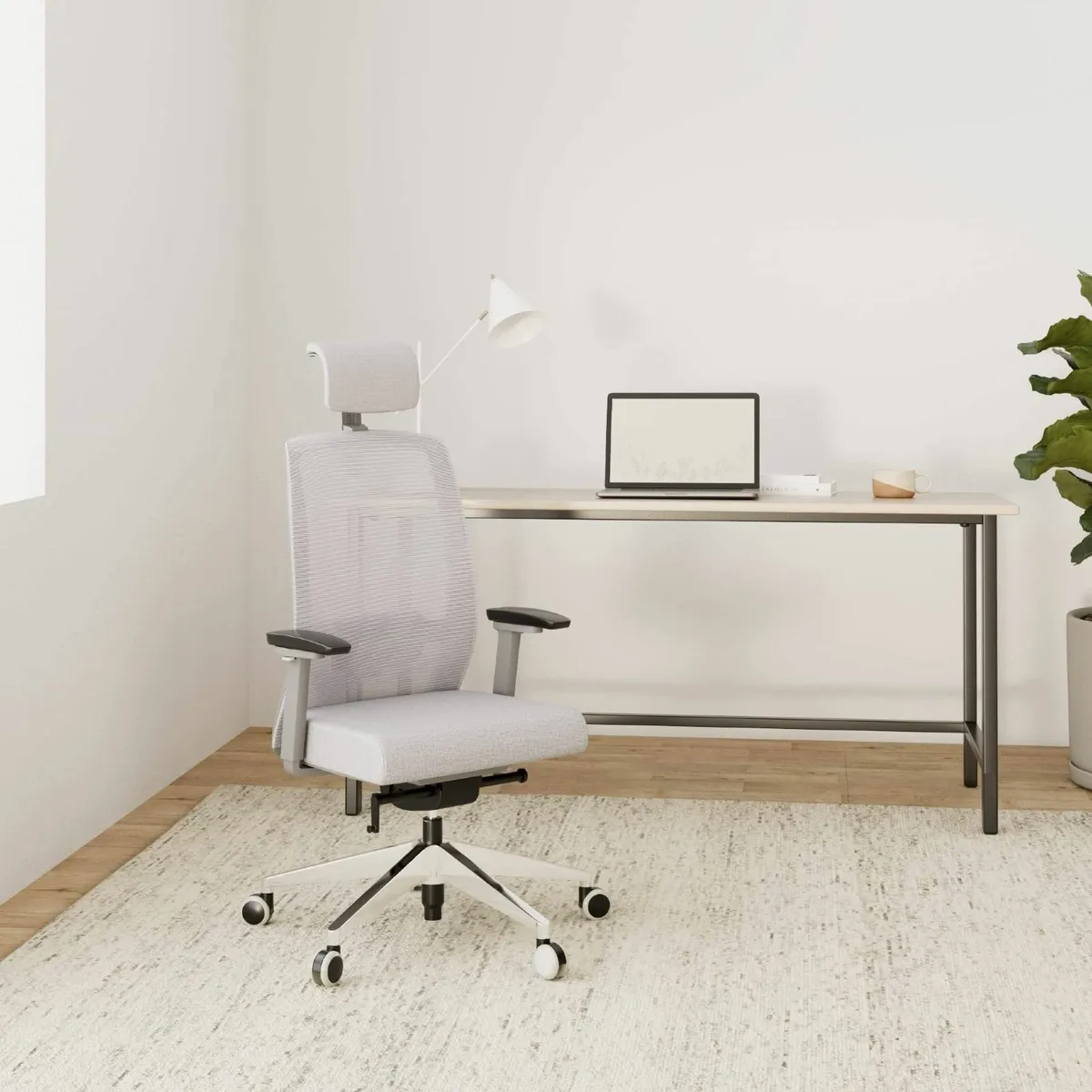 Ergonomic Home Office Chair With 4-Way Adjustment - Image 2