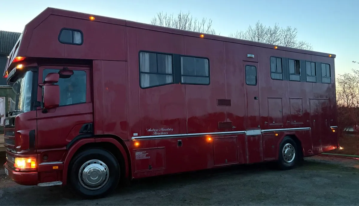 Scania Horse Lorry 4 Horse luxury living - Image 1