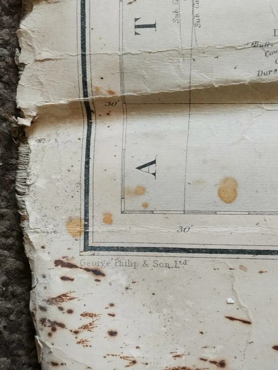 Antique 1890's Map of Ireland - Image 4