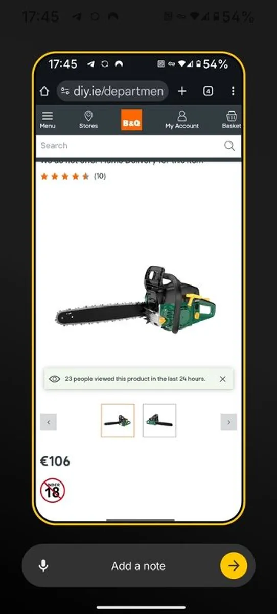 Petrol chainsaw - Image 1