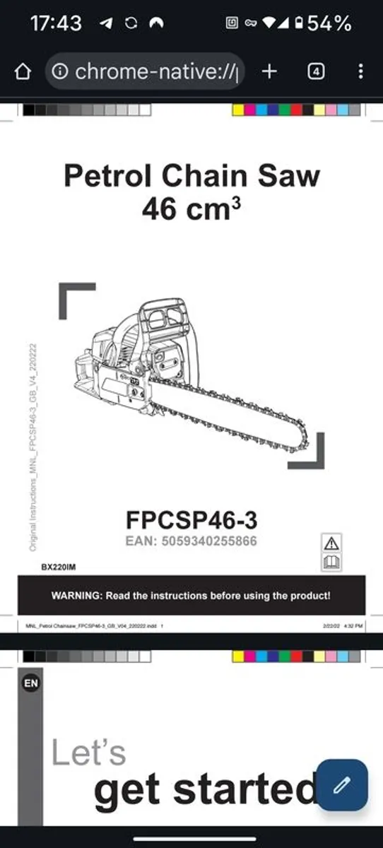 Petrol chainsaw - Image 2