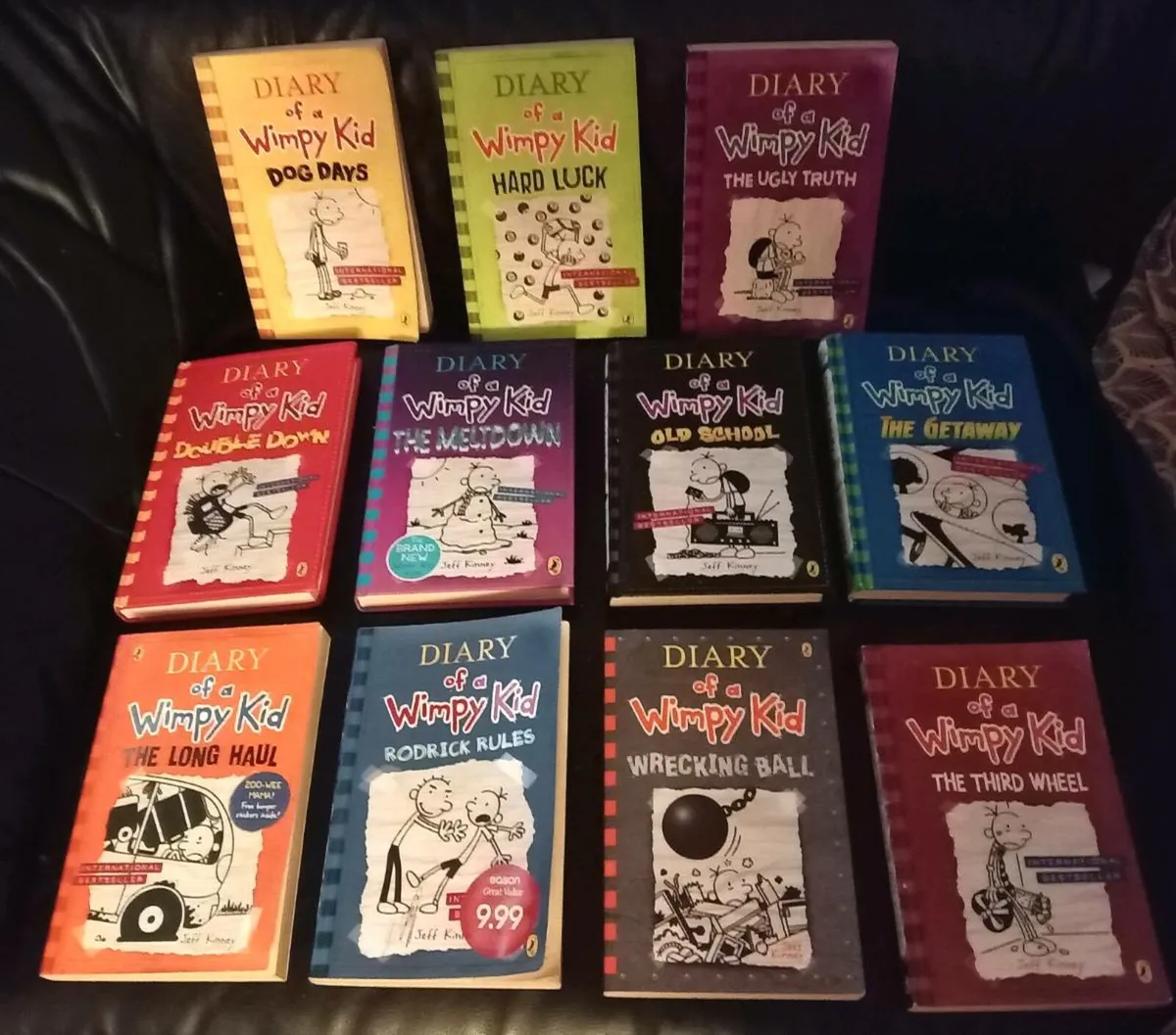 11 Diary of a Wimpy Kid & 4 Nancy Drew Books - Image 1