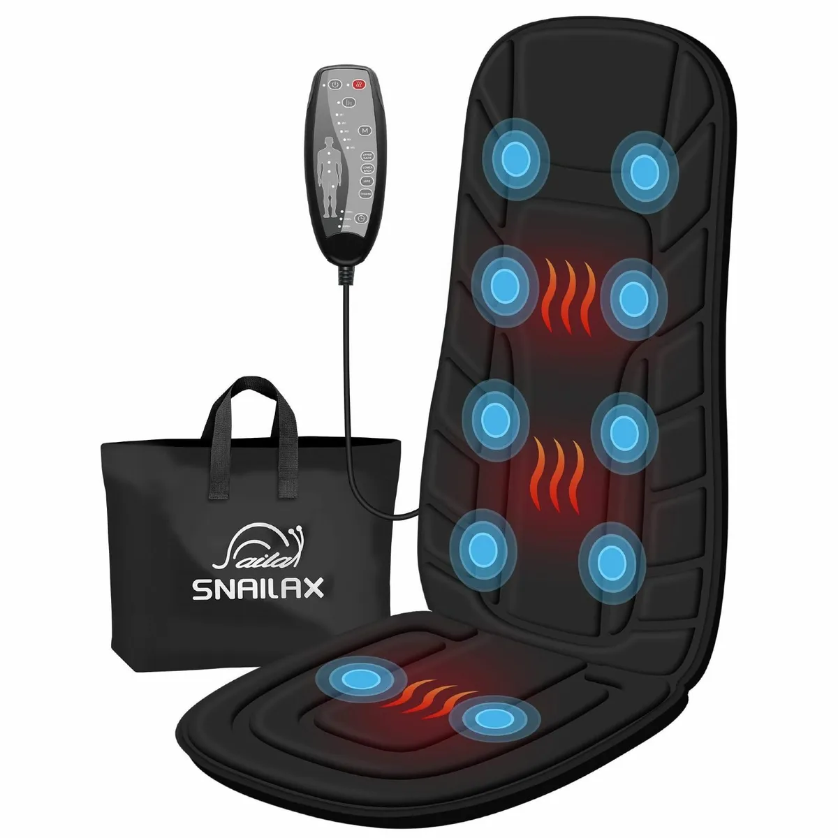 Back Massager with Heat Massage Seat Cushion 10 - Image 1