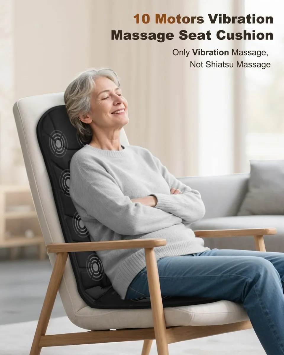 Back Massager with Heat Massage Seat Cushion 10 - Image 2