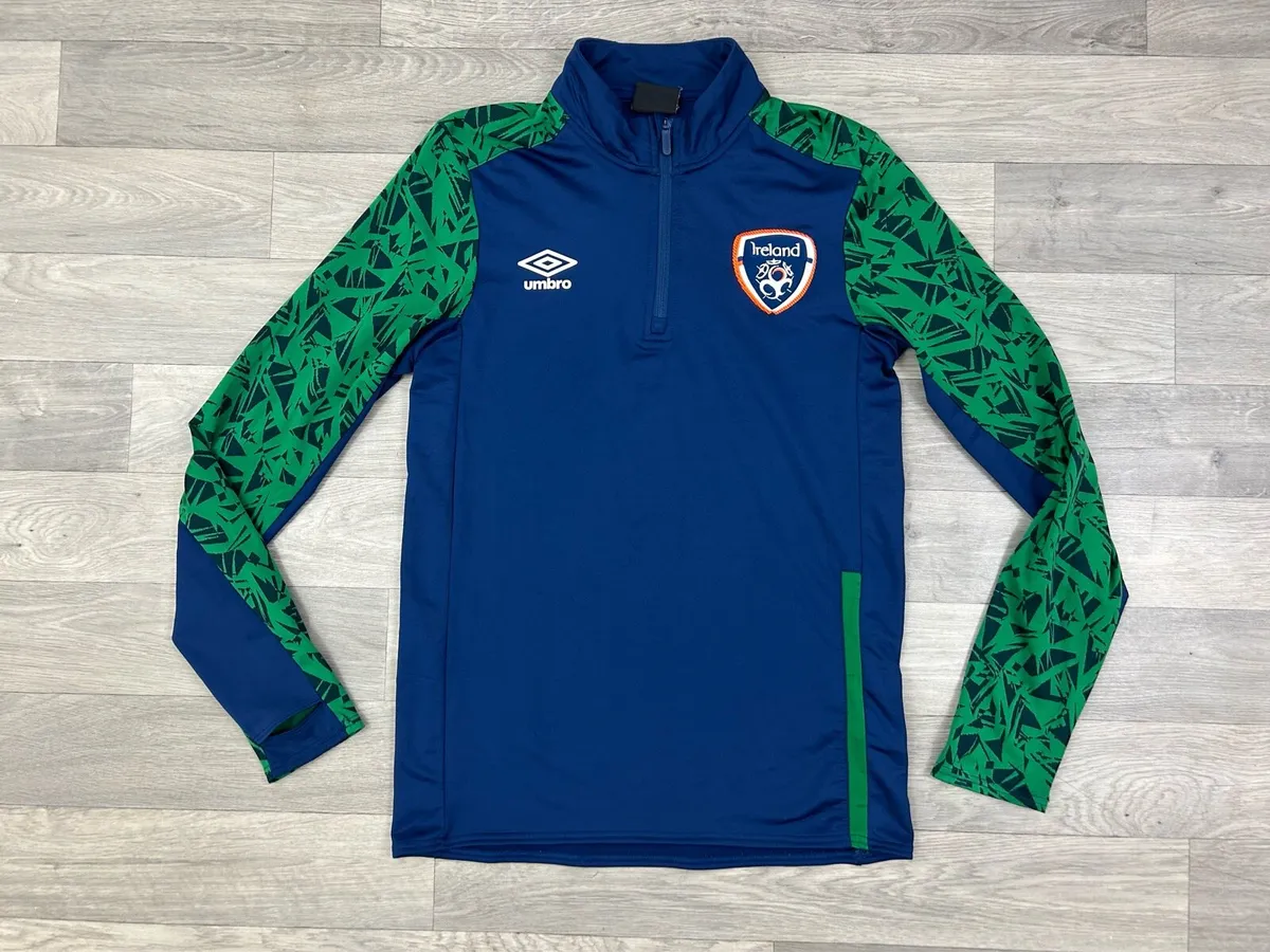 Umbro Ireland Half Zip Jumper Mens Small - Image 1