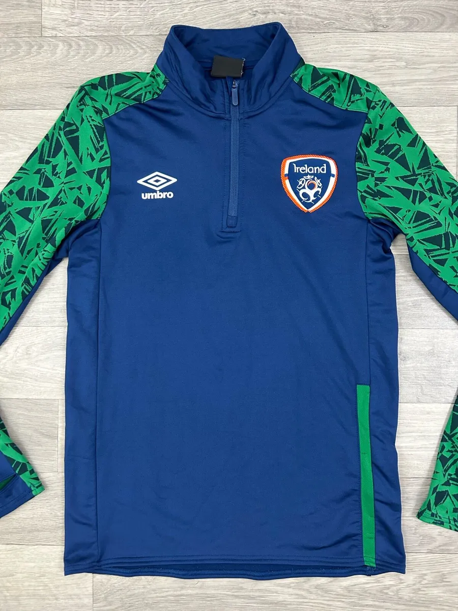 Umbro Ireland Half Zip Jumper Mens Small - Image 2