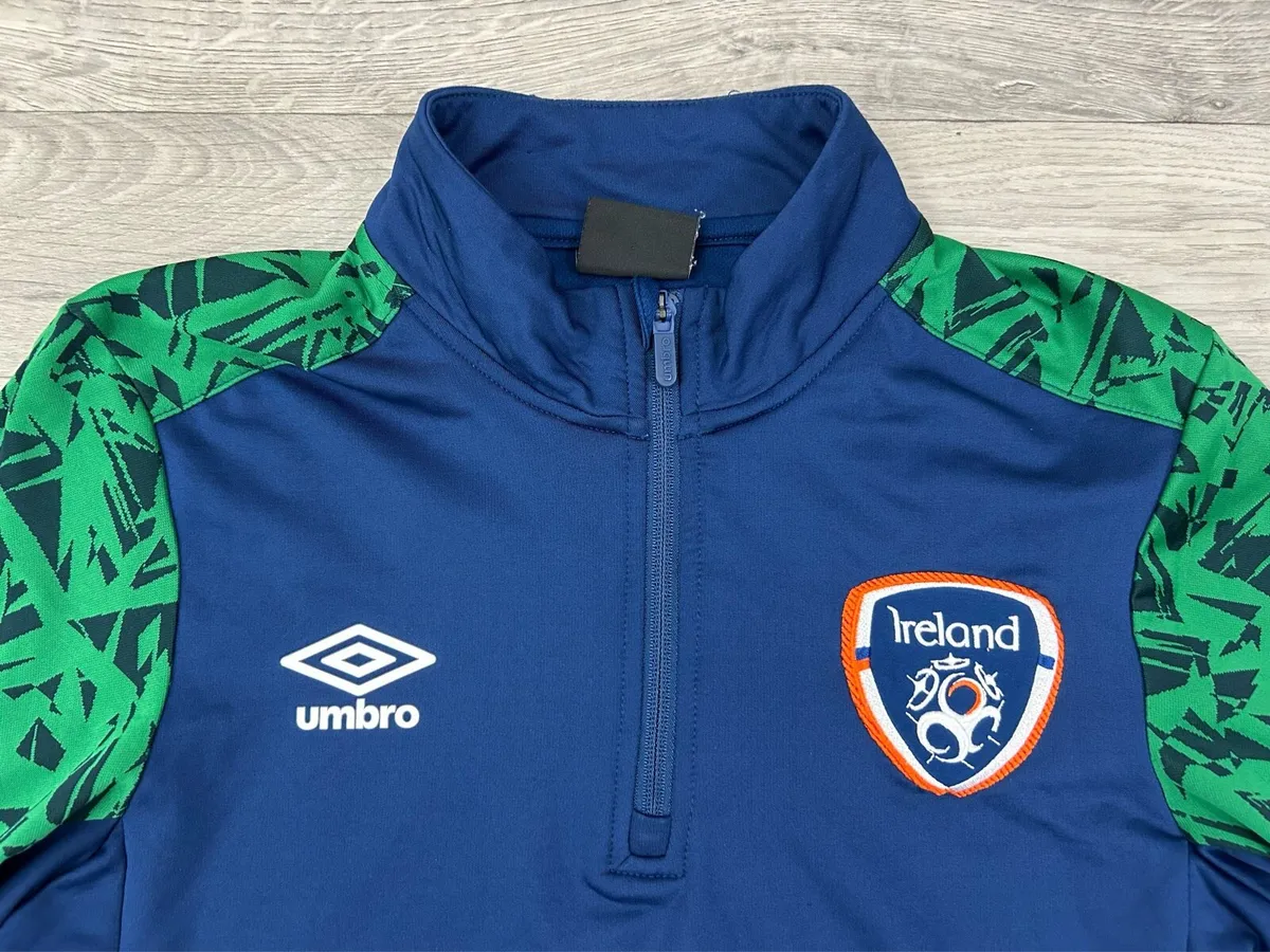 Umbro Ireland Half Zip Jumper Mens Small - Image 3