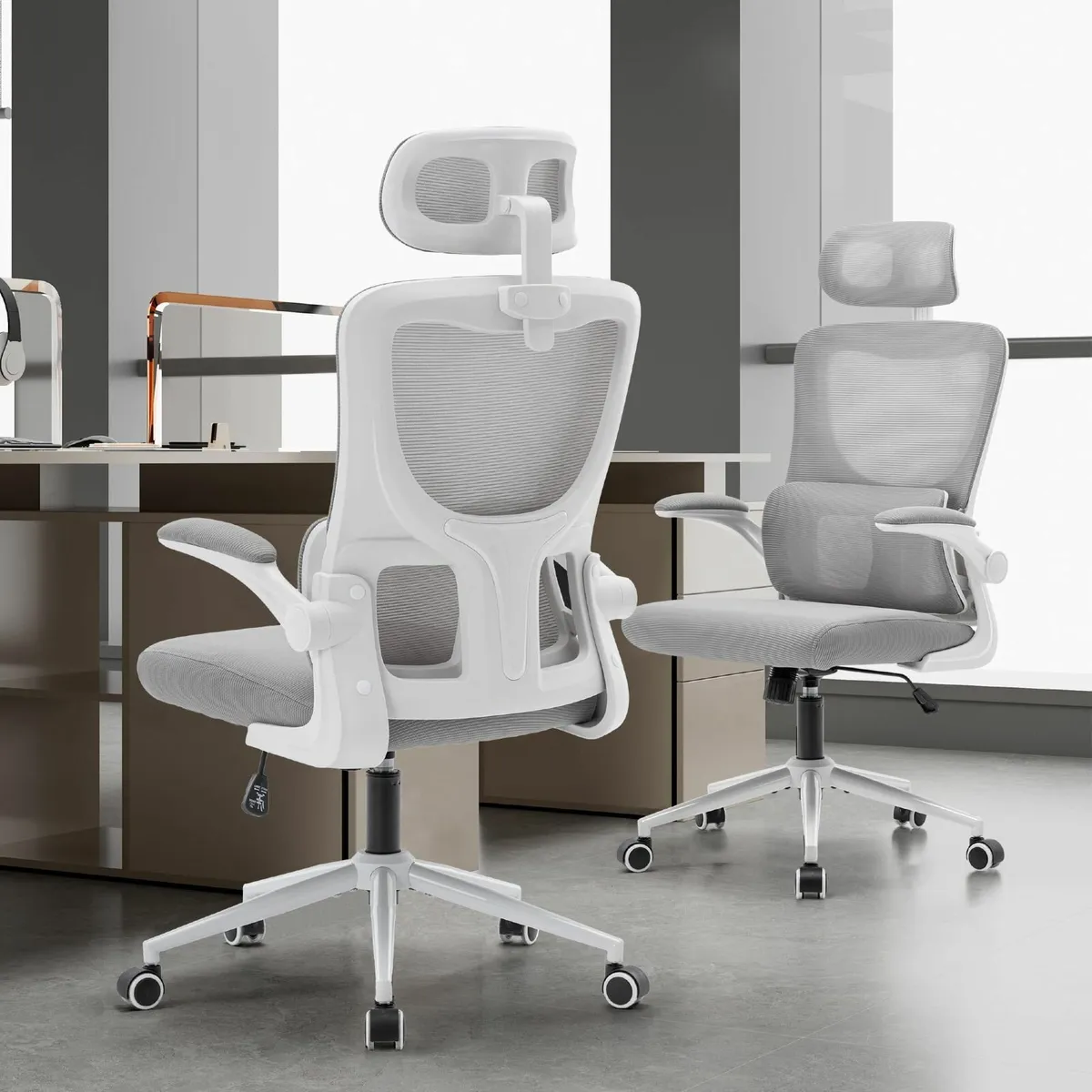 Ergonomic Office Chair Height Adjustable Computer - Image 2