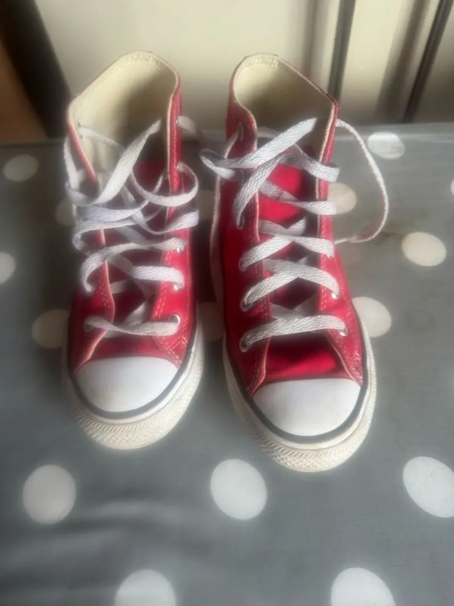 Converse red size 1 - Image 3