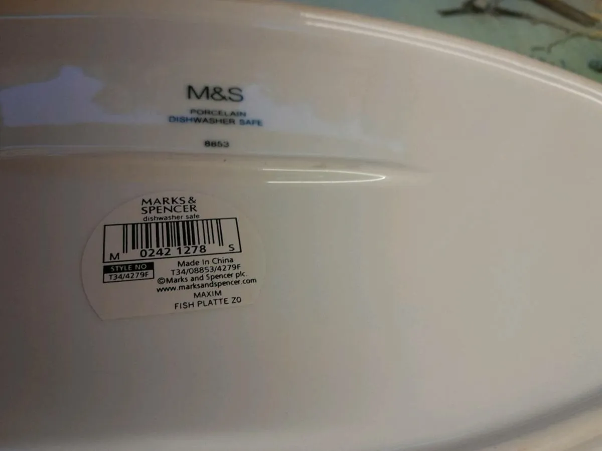 Porcelain Fish Platter - Image 3