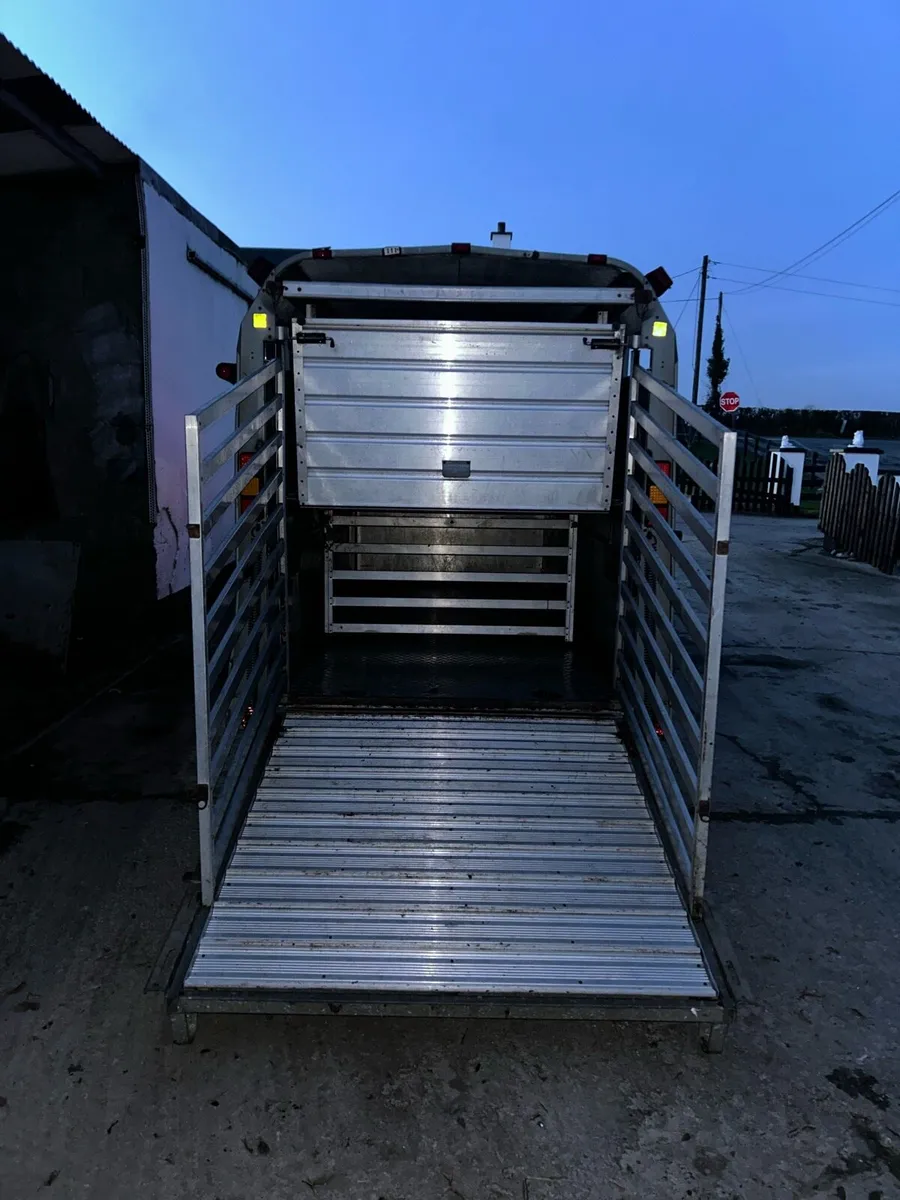 12x5 cattle trailer with decks - Image 1