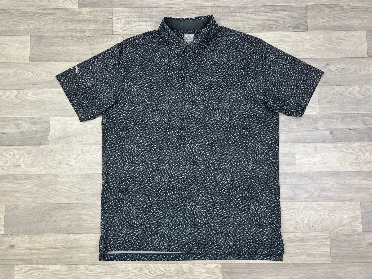 Callaway Patterned Golf Polo Shirt Mens XL - Image 1