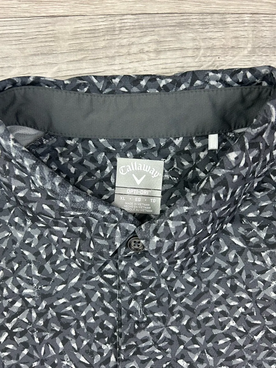Callaway Patterned Golf Polo Shirt Mens XL - Image 4